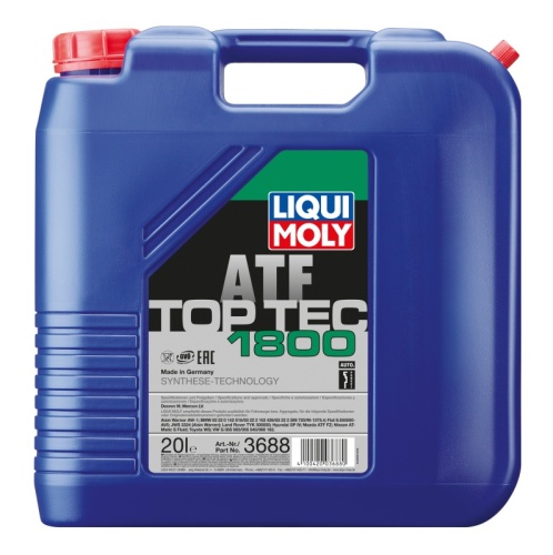 LIQUI MOLY масло трансмиссионное Top Tec ATF для АКПП 1800 (20л) 1800/3688