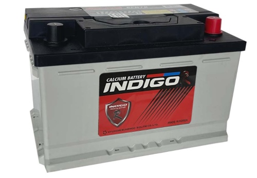 Аккумулятор INDIGO-R EFB 72Ah 650A низкий об. пол (- +) 278х175х175