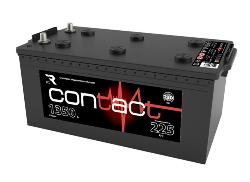 Аккумулятор Contact 225Ah 1350А обр. пол. (+ -) 518x276x242