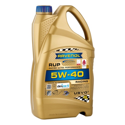 RAVENOL моторное масло RUP Racing Ultra Performance SAE 5W-40 (4л) 4014835853317