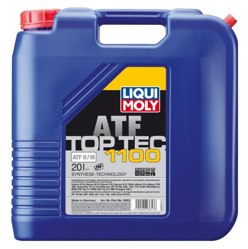 LIQUI MOLY масло трансмиссионное Top Tec ATF для АКПП 1100 (20л) 1100/3653