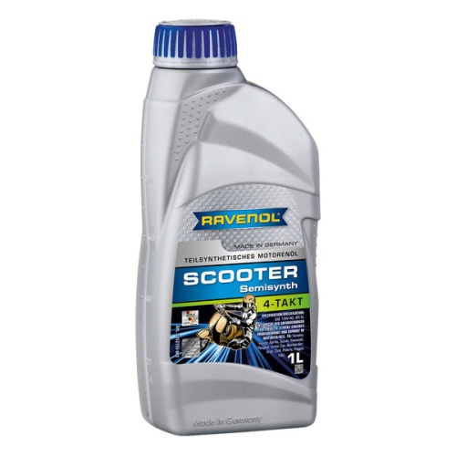RAVENOL моторное масло для скутеров Scooter 4-Takt Teilsynth (1л) 4014835728219