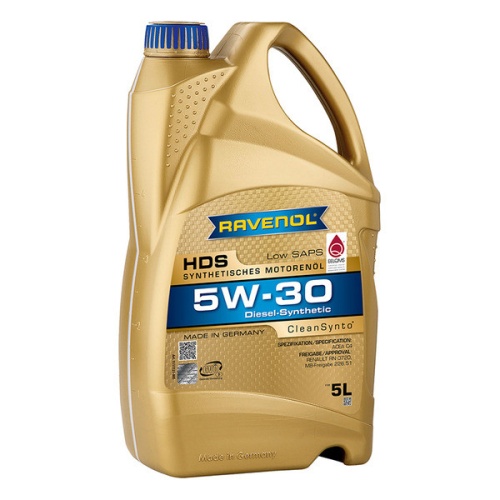RAVENOL моторное масло HDS Hydrocrack Diesel Specif SAE 5W-30 (5л) 4014835723252