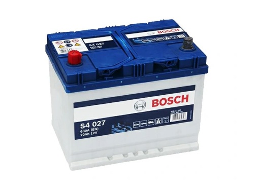 Аккумулятор BOSCH Silver S4 027 70Ah 630A 261x175x220 570 412 063 (+ -)