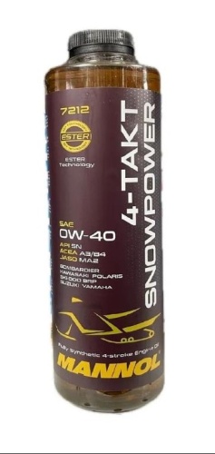 Mannol 4-Takt SNOWPOWER 0w40 0,95л арт.7212/7212095