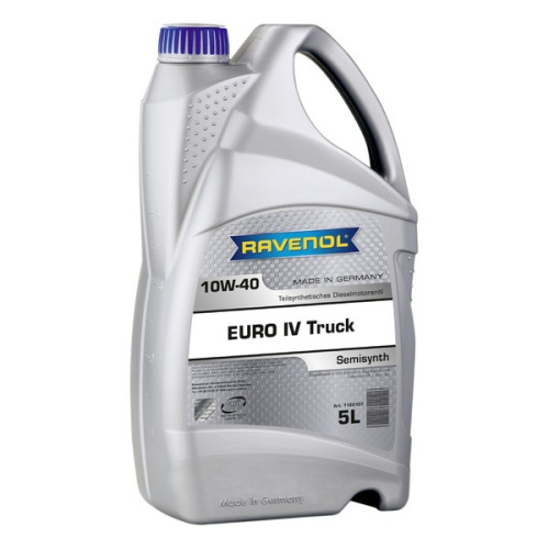 RAVENOL моторное масло Euro IV Truck SAE 10W-40 (5л) 4014835725959