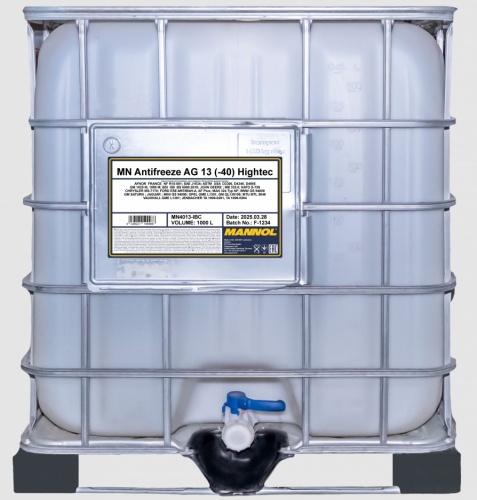 Mannol Antifreeze MN AG13 -40 (1000л) MN4013-IBC