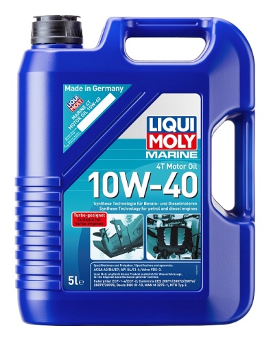LIQUI MOLY Масло для лодочных моторов 4-тактное LIQUI MOLY MARINE MOTOROIL 4T 5л п/с 25013