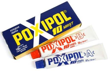 POXIPOL Эпоксидный клей серый 70мл ST01972
