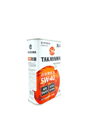 TAKAYAMA Adaptec 5W40 SN/CF (1л) 605044 (металл)