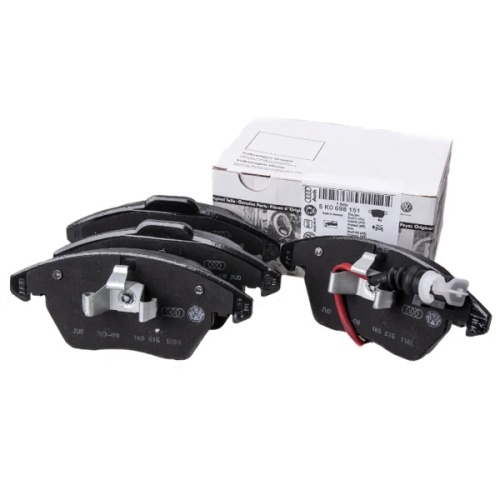 Volkswagen Колодки тормозные дисковые передние 5K0698151 для Volkswagen Beetle, CC, Golf, Jetta 4шт