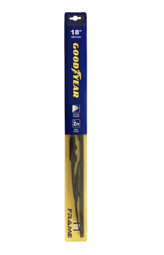Goodyear FRAME 18"/45 cm Каркасная щетка стеклоочистителя всесезонная, 3 переходника GY000318