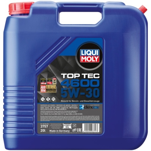 LIQUI MOLY масло моторное Top Tec 5W-30 (20л) 4600/3757