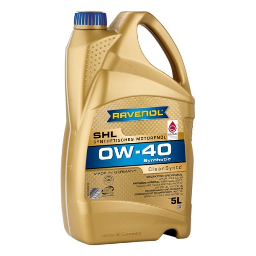 RAVENOL моторное масло SHL SAE 0W-40 (5л) 4014835868861