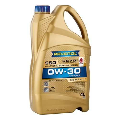 RAVENOL моторное масло SSO SAE 0W-30 (4л) 4014835718395