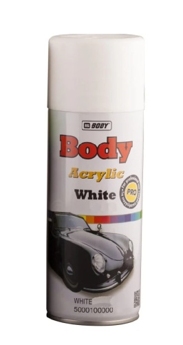 BODY Краска акриловая (белая матовая) аэрозоль (0,4л) 5000100010