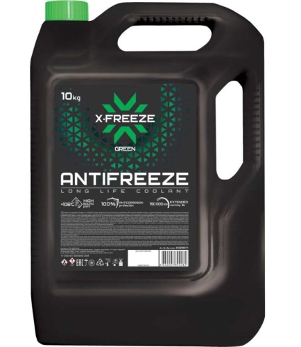 Антифриз X-Freeze Green зеленый (10кг) 430206071