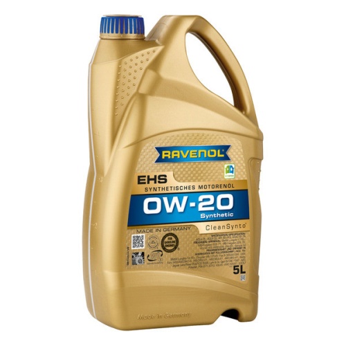 RAVENOL моторное масло EHS SAE 0W-20 (5л) 4014835858138