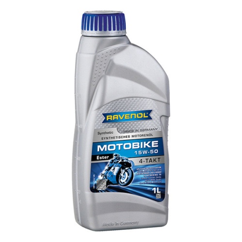 RAVENOL моторное масло Motobike 4-T Ester SAE 15W-50 (1л) 4014835731219