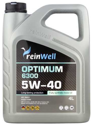 ReinWell Моторное масло OPTIMUM 5W-40 A3 B4 (4л) 6300/11632