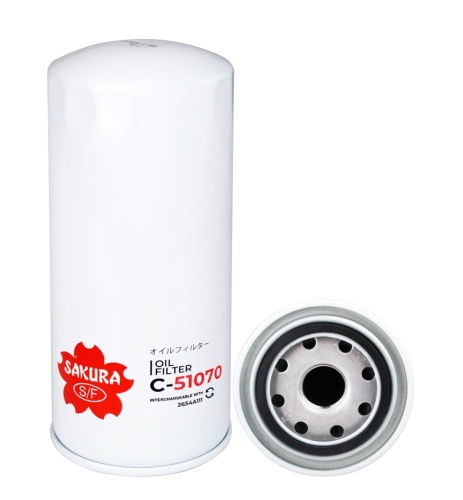 Sakura Фильтр масляный C51070 (W9071, CAT 2698325) CAT C6.6, C7.1
