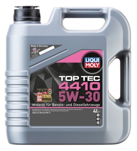 LIQUI MOLY масло моторное Top Tec 5W-30 (4л) 4410/21403