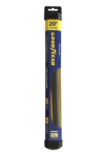 Бескаркасная щетка стеклоочистителя Goodyear FRAMELESS 20"/51 cm всесезонная, MULTICLIP GY000420
