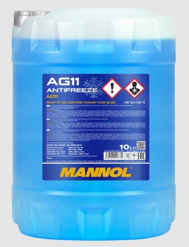 Mannol Antifreeze MN AG11 -40 (10л) 2045