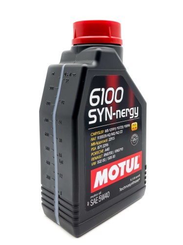 MOTUL 6100 Syn-Nergy 5W40 1л 107975/111689/113880
