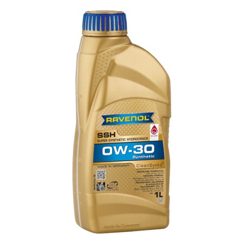 RAVENOL моторное масло Super Synthetic Hydrocrack SSH SAE 0W-30 (1л) 4014835795310