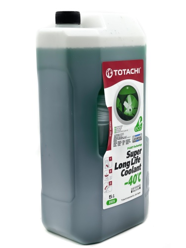 TOTACHI SUPER LONG LIFE COOLANT Green -40C 5л жидкость низкозамерзающая 41605