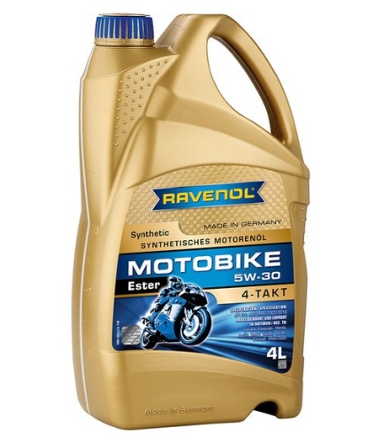 Ravenol Motobike 4-T Ester SAE 5W-30 (4л) 4014835730694