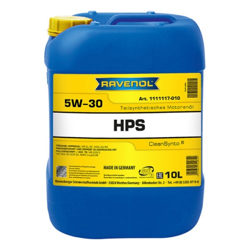RAVENOL моторное масло HPS SAE 5W-30 (10л) 4014835722842