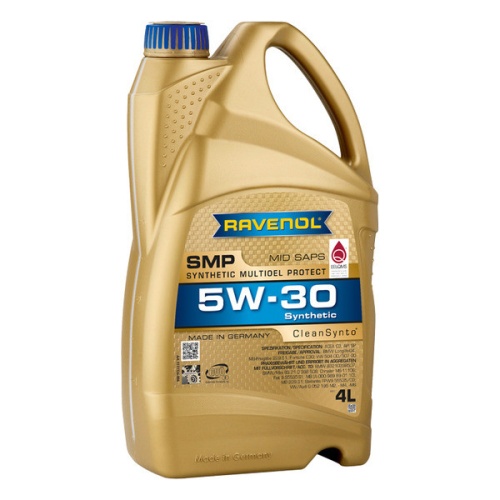 RAVENOL моторное масло SMP SAE 5W-30 (4л) 4014835857018