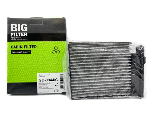 Фильтр салонный угольный BIG FILTER GB9944/C (CUK22007)
