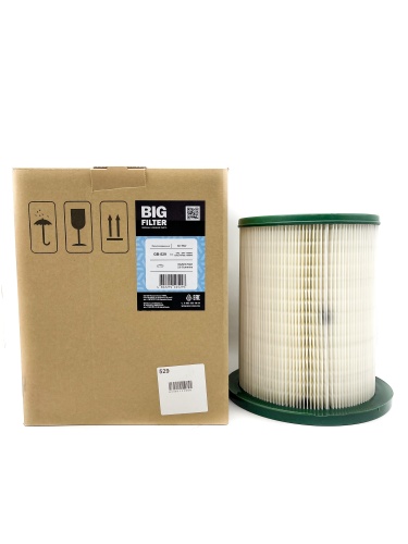 Фильтр воздушный BIG FILTER GB529 GAZ Cummins ISF2.8 150лс, 2.5D G21/G31C FOTON