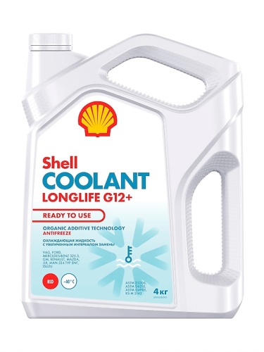 Shell Coolant Longlife G12+ 4кг