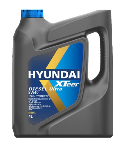 HYUNDAI XTeer DIESEL D800 SAE 5W-40 C3 (6л) 1061223 