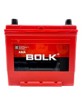 BOLK Аккумулятор ASIA 75 А/ч обратная R+ 258x173x220 EN640 А  ABJ750	