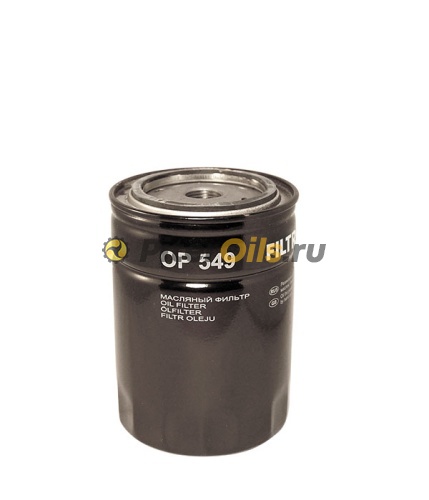 Фильтр масляный FILTRON OP549 (W940/1, W940/81, HF6141)