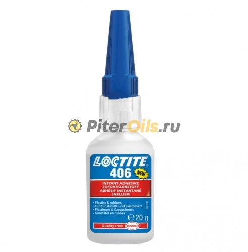 LOCTITE 406 Клей цианоакрилатный для эластомеров и резины (20г) 1924110