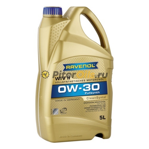 RAVENOL моторное масло WIV II SAE 0W-30 (5л) 4014835718456