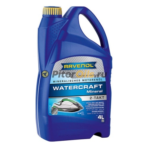RAVENOL моторное масло WATERCRAFT Mineral 2-Takt (4л) 4014835729490