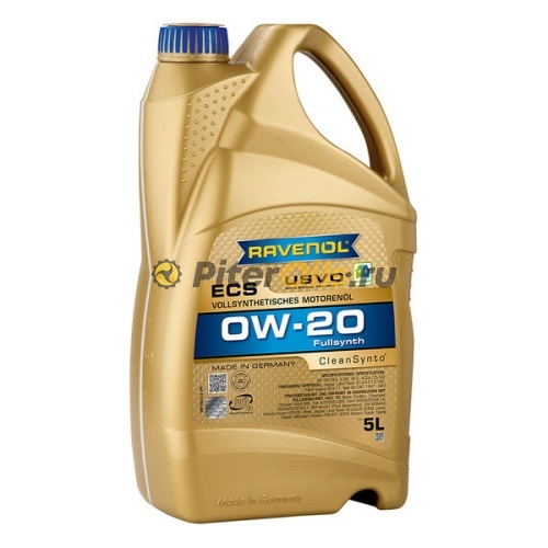 RAVENOL моторное масло ECS EcoSynth SAE 0W-20 (5л) 4014835718555