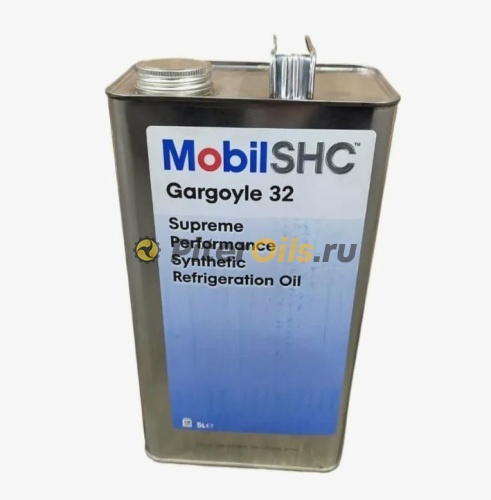 Mobil SHC Gargoyle 32 (5л) 156043 Масло для компрессоров холодильных установок