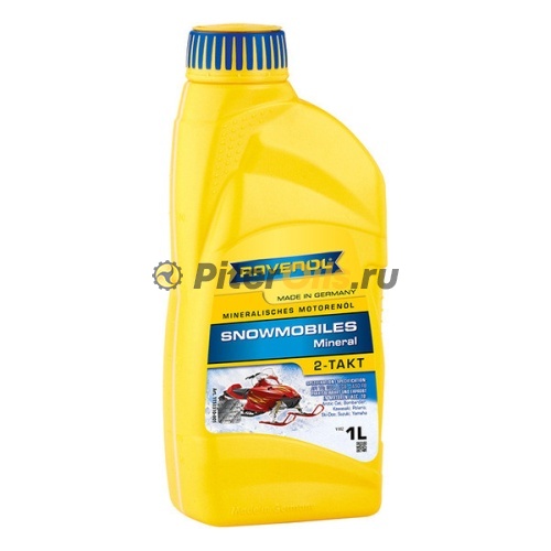 RAVENOL масло для 2-Такт снегоходов Snowmobiles Mineral 2-Takt (1л) 4014835729513