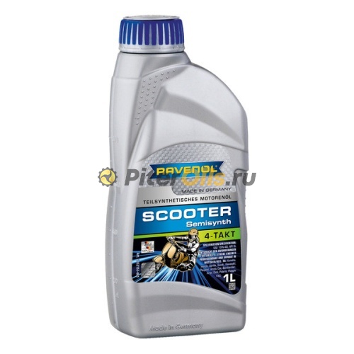 RAVENOL моторное масло для скутеров Scooter 4-Takt Teilsynth (1л) 4014835728219