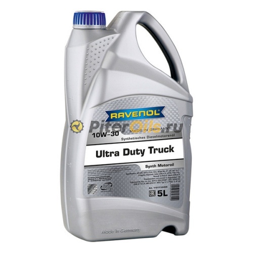 RAVENOL моторное масло UDT Ultra Duty Truck SAE 10W-30 (5л) 4014835850439