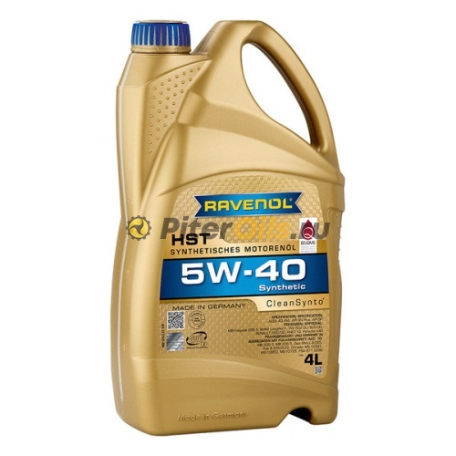 RAVENOL моторное масло HST SAE 5W-40 (4л) 4014835856554