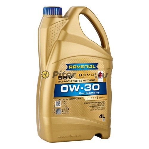 RAVENOL моторное масло SSV Fuel Economy SAE 0W-30 (4л) 4014835842489